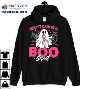 Breast Cancer Is Boo Sheet Halloween Awareness Tshirt