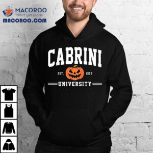 Cabrini Vintage Arch University Halloween Shirt