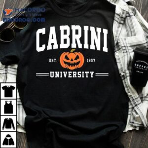 Cabrini Vintage Arch University Halloween Tshirt