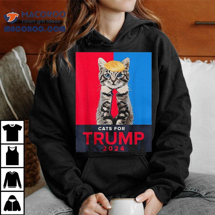 Cats For Trump 2024 Funny Tee Vance Shirt Cats For Trump 2024 Funny Tee Vance Shirt
