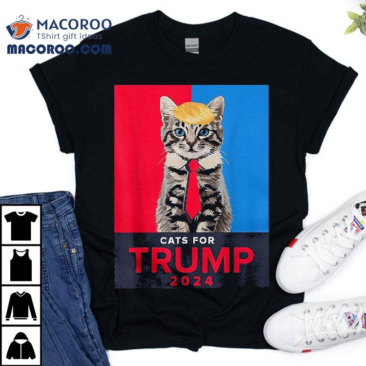 Cats For Trump 2024 Funny Tee Vance Shirt Cats For Trump 2024 Funny Tee Vance Shirt