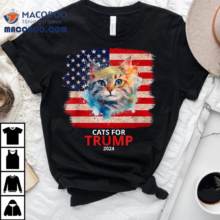 Cats For Trump 2024 Funny Vance Shirt Cats For Trump 2024 Funny Vance Shirt