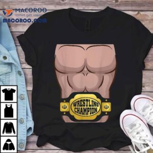Champion Belt Wrestler Costume Halloween Shirt Kids Adult
