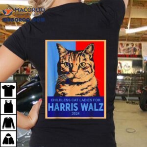 Childless Cat Ladies For Harris Waltz Vintage Tshirt