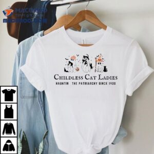 Childless Cat Ladies Hauntin The Patriarchy Kamala Halloween Tshirt