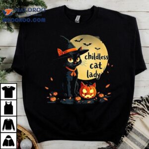 Childless Cat Lady Funny Lover Tshirt