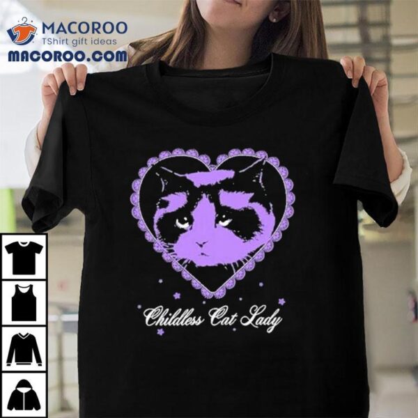 Childless Cat Lady Heart 2024 Shirt