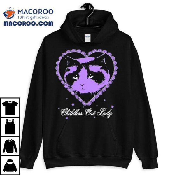 Childless Cat Lady Heart 2024 Shirt