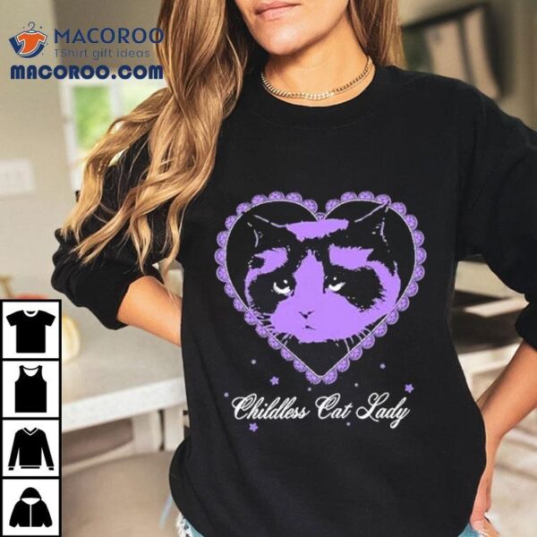 Childless Cat Lady Heart 2024 Shirt