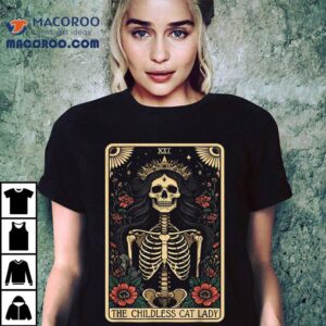 Childless Cat Lady Tarot Card Shirt