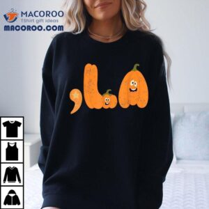 Comma La Funny Kamala Pumpkins Halloween Tshirt