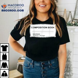 Composition Notebook Halloween Costume Couples Fancy Dress Tshirt