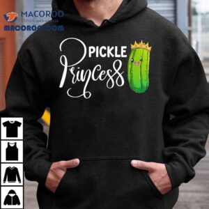 Cool Pickle Princess Art For Girls Dill Novelty Shirt
