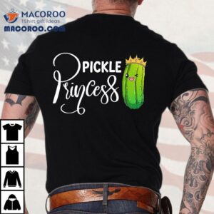Cool Pickle Princess Art For Girls Dill Novelty Tshirt
