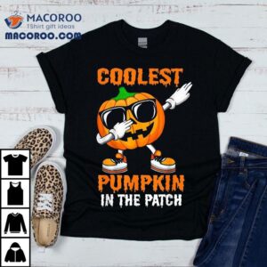 Coolest Pumpkin In The Patch Halloween For Boys Kids Shirt Coolest Pumpkin In The Patch Halloween For Boys Kids Shirt