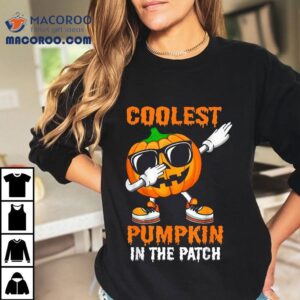 Coolest Pumpkin In The Patch Halloween For Boys Kids Shirt