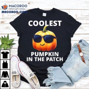 Coolest Pumpkin In The Patch Halloween Kids Shirt