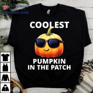 Coolest Pumpkin In The Patch Halloween Kids Tshirt