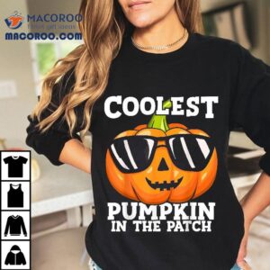 Coolest Pumpkin In The Patch Halloween Toddler Boys Girls Shirt