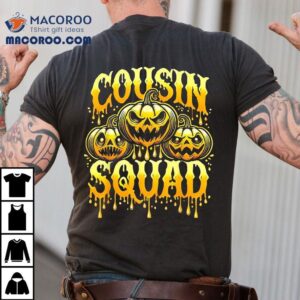 Cousin Squad Halloween Crew Costume Matching Pumpkins Shirt 2 Cousin Squad Halloween Crew Costume Matching Pumpkins Tshirt