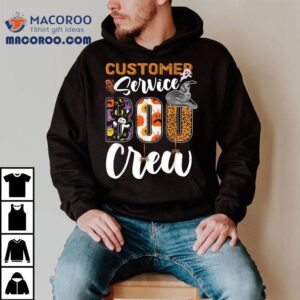 Customer Service Boo Crew Halloween Matching Specialis Tshirt