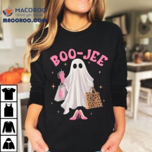 Cute Boo Jee Tumbler Ghost Boujee Halloween Girl Tshirt