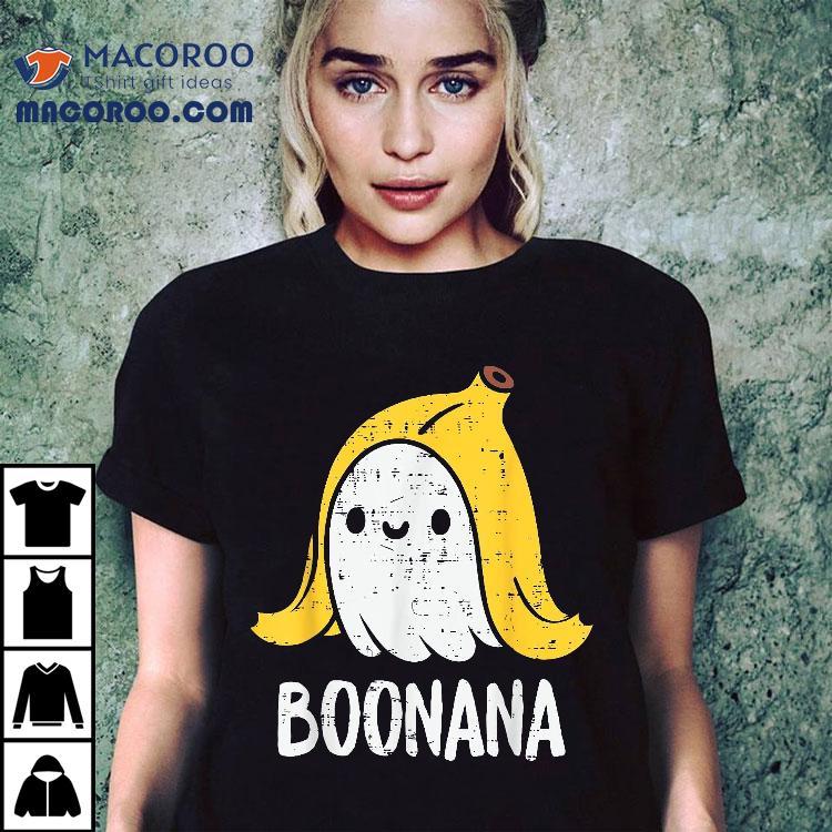 Cute Ghost Banana Halloween Costume Funny Kids Boonana Shirt Cute Ghost Banana Halloween Costume Funny Kids Boonana Shirt