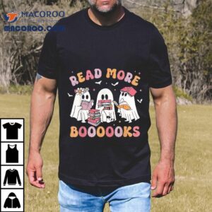Cute Ghost Book Read More Books Funny Teachers Halloween Shirt