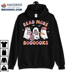 Cute Ghost Book Read More Books Funny Teachers Halloween Tshirt