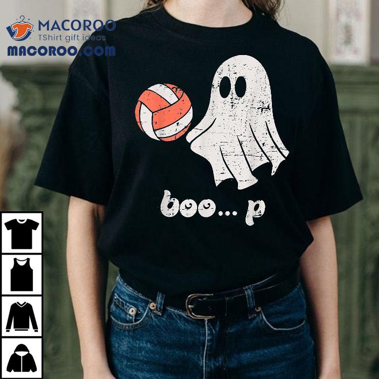 Cute Ghost Playing Volleyball Sport Player Halloween Costume Shirt Cute Ghost Playing Volleyball Sport Player Halloween Costume Shirt