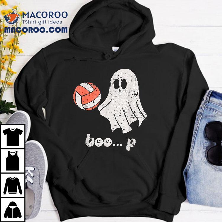 Cute Ghost Playing Volleyball Sport Player Halloween Costume Shirt Cute Ghost Playing Volleyball Sport Player Halloween Costume Shirt