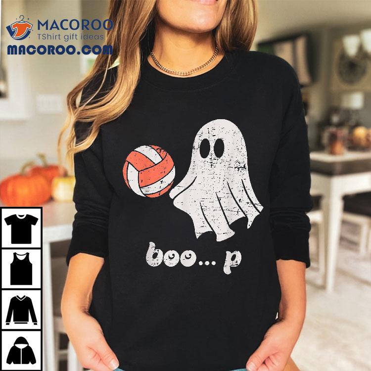 Cute Ghost Playing Volleyball Sport Player Halloween Costume Shirt Cute Ghost Playing Volleyball Sport Player Halloween Costume Shirt