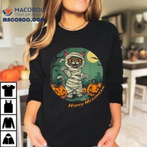 Cute Mummy Cat For Kids Or Halloween Shirt