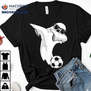 Dabbing Ghost Halloween Soccer Costume Football Jersey Kids Shirt