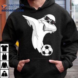 Dabbing Ghost Halloween Soccer Costume Football Jersey Kids Tshirt