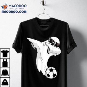 Dabbing Ghost Halloween Soccer Costume Football Jersey Kids Tshirt