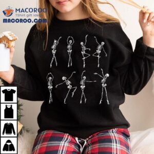 Dancing Skeleton Ballerinas Halloween Costume Ballet Girl Shirt 3 Dancing Skeleton Ballerinas Halloween Costume Ballet Girl Tshirt