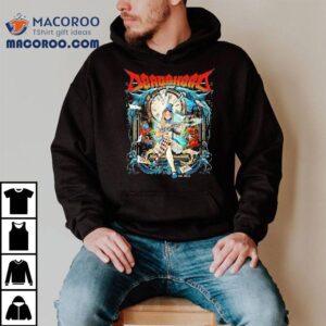 Dead Ahead Female Assassin With Playcards Graphic Tshirt