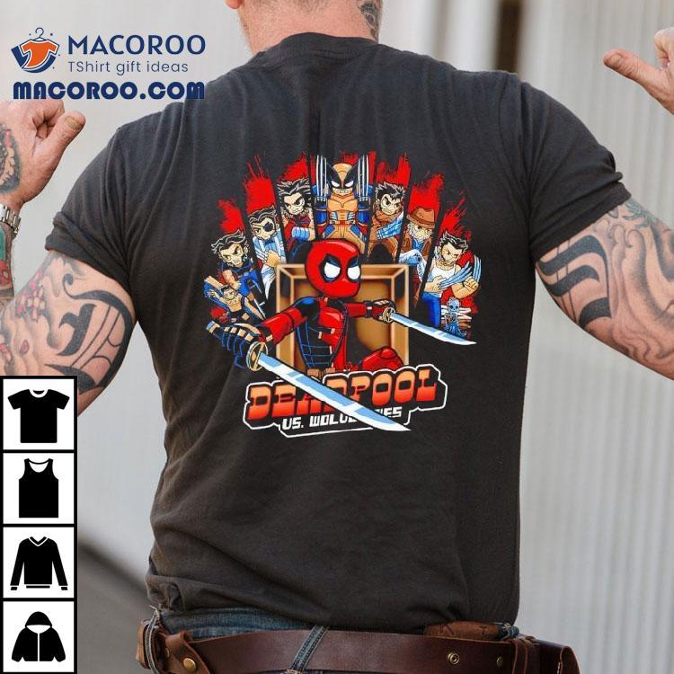Deadpool And Wolverine Scott Pilgrim Vs The World Shirt Deadpool And Wolverine Scott Pilgrim Vs The World Shirt