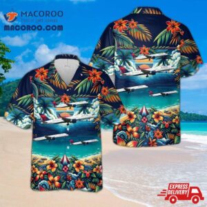 Delta Air Lines Boeing 757-232 Hawaiian Shirt