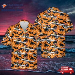 Delta Airline Airbus A330-900neo Halloween Hawaiian Shirt