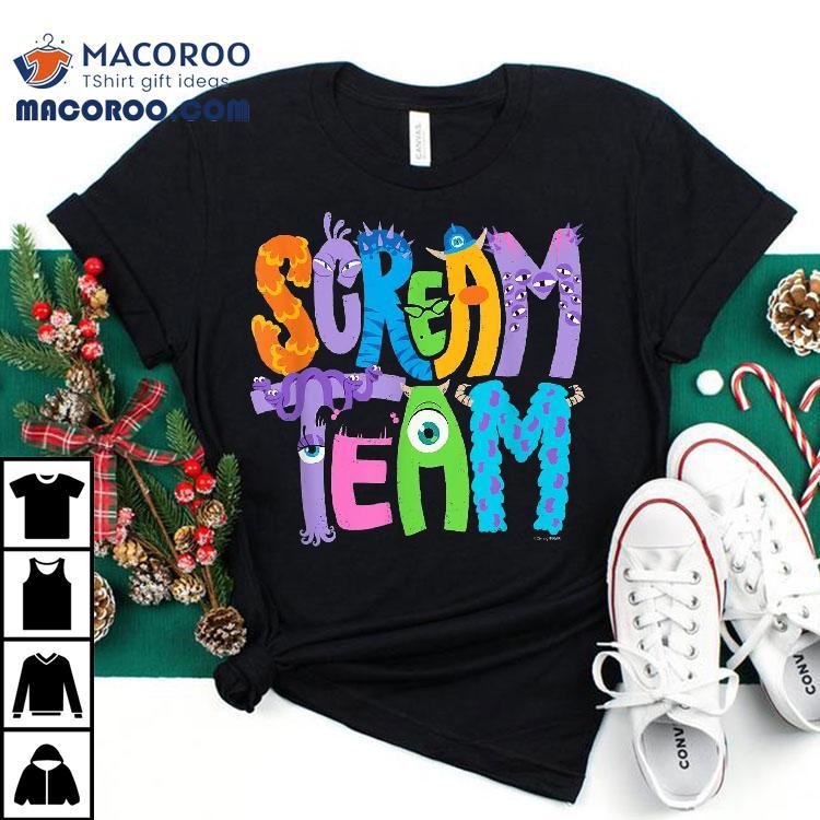 Disney And Pixars Monsters, Inc. Scream Team Halloween Shirt Disney And Pixars Monsters, Inc. Scream Team Halloween Shirt