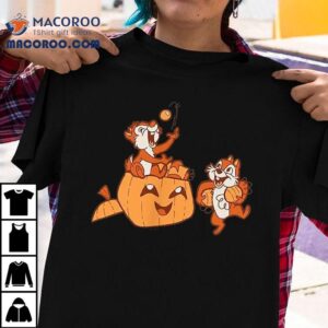 Disney Chip ân Dale Halloween Pumpkin Bucket Corner Art Shirt 3 Disney Chip Amp Acirc Amp Amp N Dale Halloween Pumpkin Bucket Corner Ar Tshirt