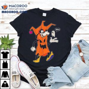 Disney Goofy In Tree Costume And Spooky Cute Ghost Halloween Shirt