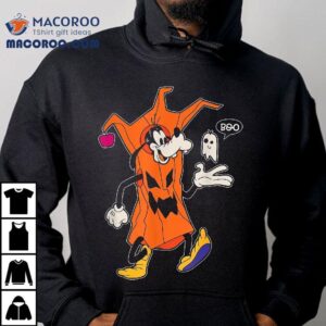 Disney Goofy In Tree Costume And Spooky Cute Ghost Halloween Shirt