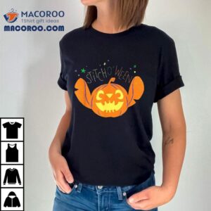 Disney Lilo & Stitch Jack O Lantern Oween Halloween Shirt