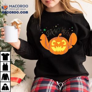 Disney Lilo Amp Stitch Jack O Lantern Oween Halloween Tshirt