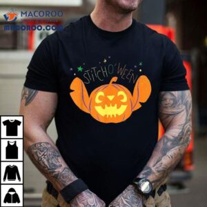 Disney Lilo Amp Stitch Jack O Lantern Oween Halloween Tshirt