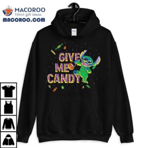 Disney Lilo & Stitch Mummy Costume Give Me Candy Halloween Shirt
