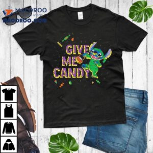 Disney Lilo & Stitch Mummy Costume Give Me Candy Halloween Shirt